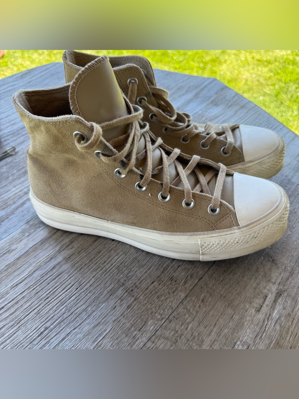 Converse Chuck Taylor All Star Move Hi Women's Casual Shoes Beige Women’s 9.5